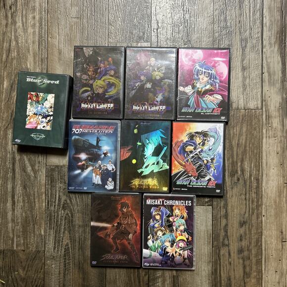 Anime dvd Lot 9 In Great Condition